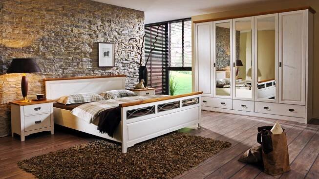 Country Inn postel ložnice z masivu - JMP Studio zdravého spaní
