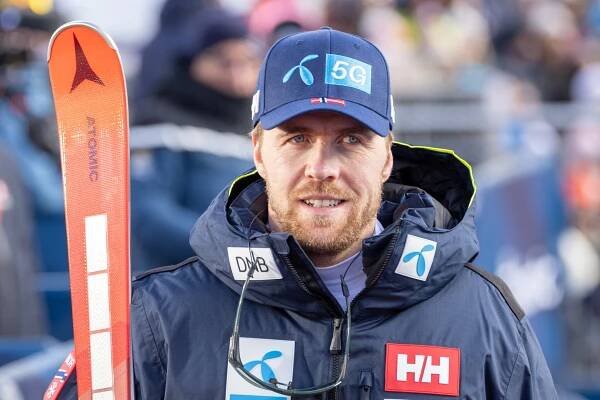 Aleksander Aamodt Kilde während des zweiten Laufs des Damen-Riesenslaloms beim FIS Alpinen Ski-Weltcup in Sölden, Österreich, am 26. Oktober 2024.