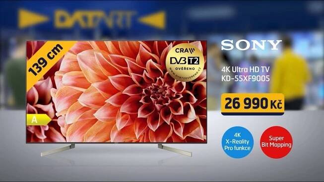 UHD Smart televize Sony KD-55XF9005