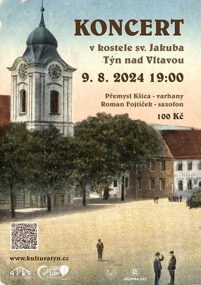 Koncert v kostele sv. Jakuba v Týně nad Vltavou - program a vstupenky online