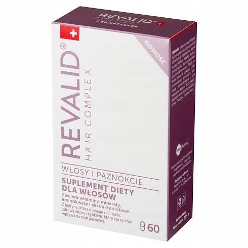 Revalid Hair Complex doplněk stravy pro vlasy 33,5 g (60 kusů) Značka ewopharma