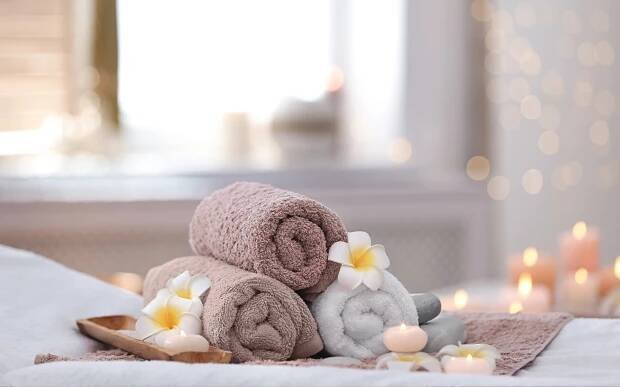 inside a spa