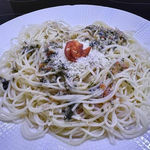 Špagety Aglio Olio e Peperoncino