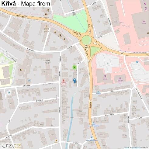 Křivá - mapy | Kurzy.cz