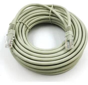 Síťový kabel Propojovací kabel UTP 5e 10 m šedý Maclean