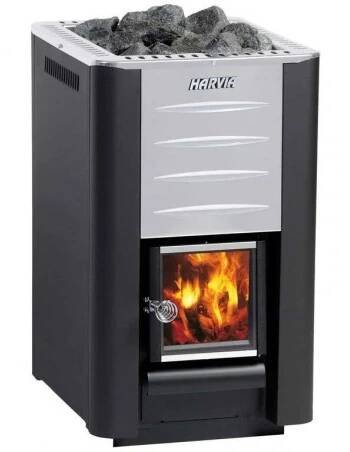 Saunová kamna Harvia 20 PRO 24,1 kW kamna na dřevo kompletní set - ProsteDrevo.cz