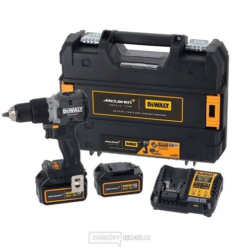 DeWalt McLaren příklepová vrtačka DCD85MP2T + příslušenství