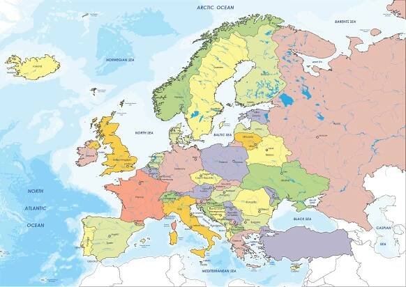 Map of Europe