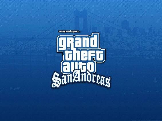 GTA San Andreas Blue Background