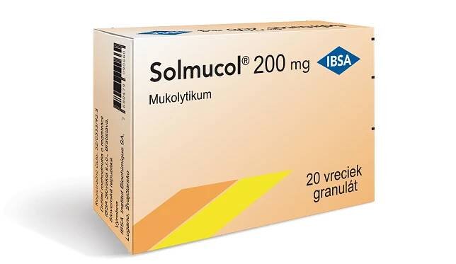 Solmucol 200 mg 1×20 ks, vrecúška