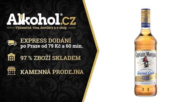 Captain Morgan Spiced Gold Alcohol Free 0,7l 0%