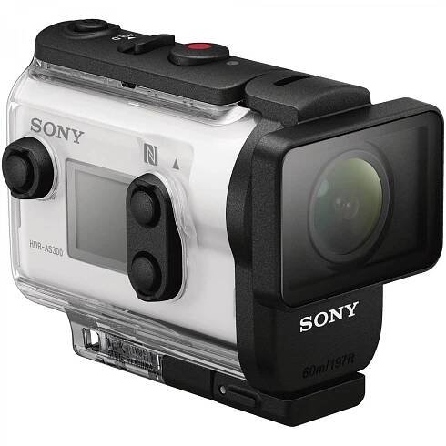 Outdoorová kamera Sony FDR-X3000R AKA-FGP1 travel kit bílá