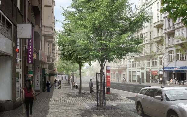 Galerie: Praha chce kompletně předělat Vinohradskou ulici. Podívejte se - Fotka 4 - Echo24.cz