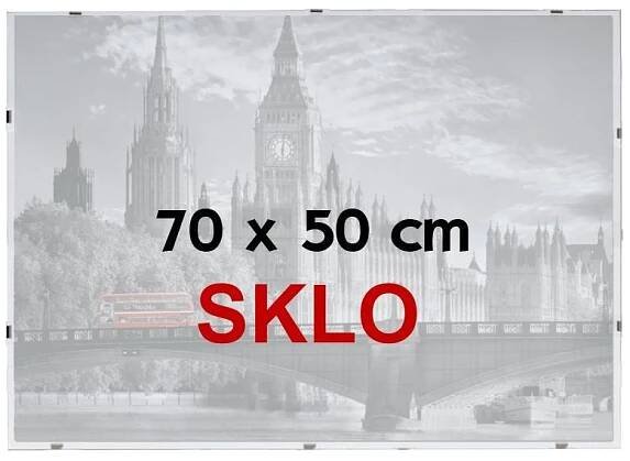 BFHM Rám na puzzle Euroclip 70x50cm (sklo)