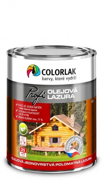 Colorlak Profi olejová lazura O1020 0,75 l Palisandr