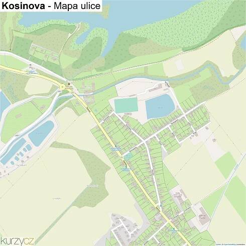 Kosinova - mapy | Kurzy.cz