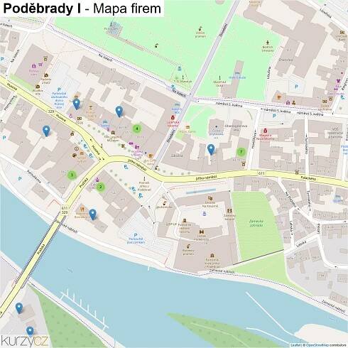 Poděbrady I - mapy | Kurzy.cz