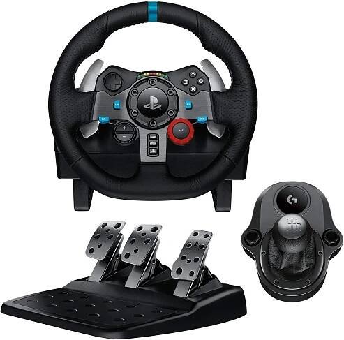 Logitech G29 Driving Force Racing Wheel + Logitech Driving Force Shifter