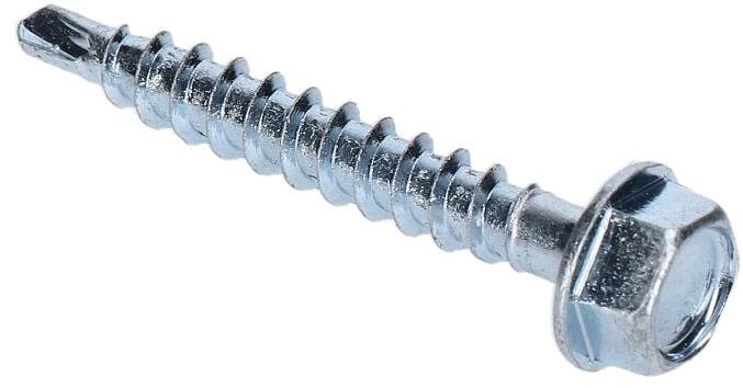 Farmářský šroub 4,8x35 mm, se zinkovým povlakem, určený k montáži plechů, střešní krytiny a jiných plechových prvků do dřevěných podkladů