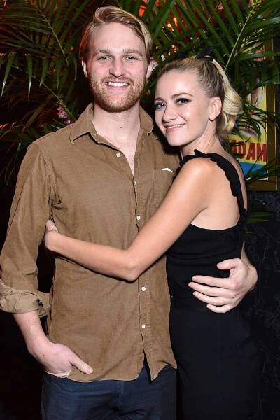 Wyatt Russell and Meredith Hagner attend the Premiere after party of "Ingrid Goes West" on August 8, 2017 in New York City.