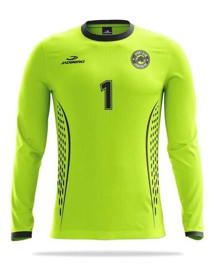 Fotbalový brankářský dres Jadberg-Master 2 Fluo Žlutá - Černá / 120