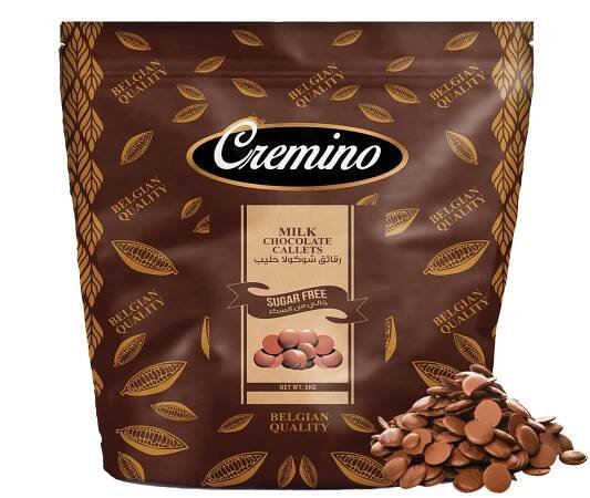 Cremino Milk Chocolate Sugar Free Callets (5KG)