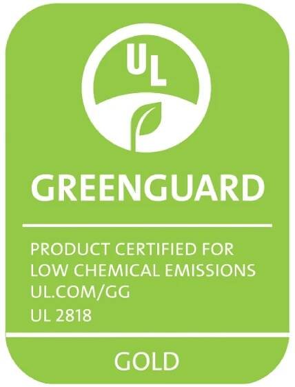 Quartet has been awarded GREENGUARD Gold Certification.