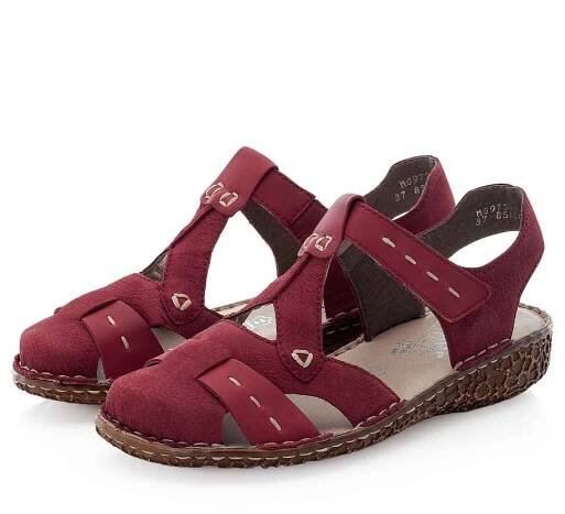 Dámské sandály RIEKER M0972-33 červená S2 | Rieker-eshop.cz