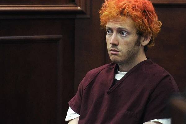 James Holmes sits in court in 2012.