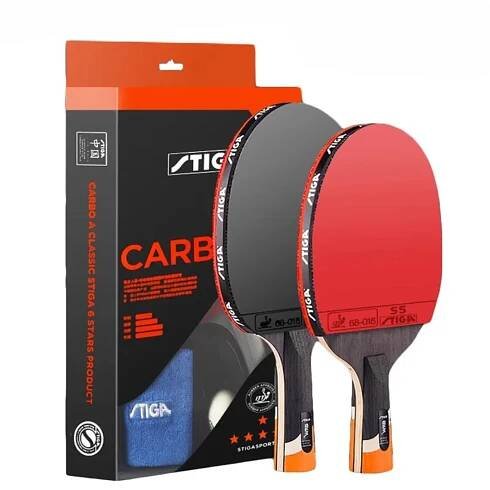 pálka na stolní tenis Stiga Professional Carbon 6 hvězdiček Offensive DOPRAVA ZDARMA!