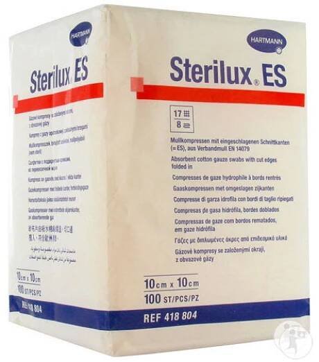HARTMANN Sterilux ES 10 x 10 cm 100 ks