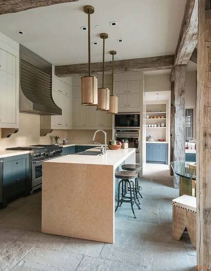Kuchyně ve venkovském stylu a Provence: elegantní 115+ a teplé řešení pro milovníky pohodlí | Architektura, konstrukce a