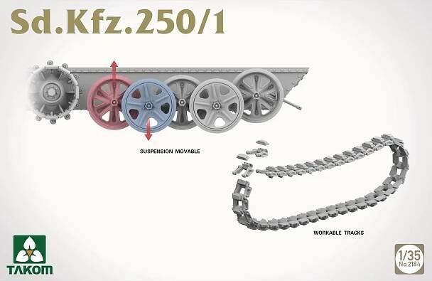 Takom Sd.Kfz. 250/1 1/35