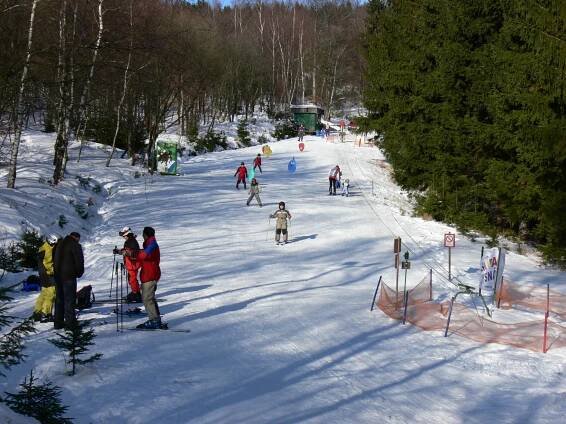 Ski areál Pyšná - informace a mapa