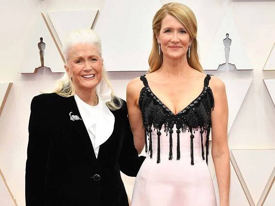 Diane Ladd and Laura Dern attend the 92nd Annual Academy Awards on February 09, 2020 in Hollywood, California.