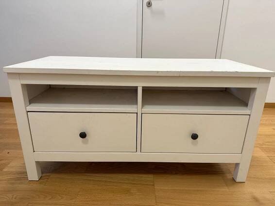 Ikea komoda / TV stolek Hemnes bílá - Nábytek