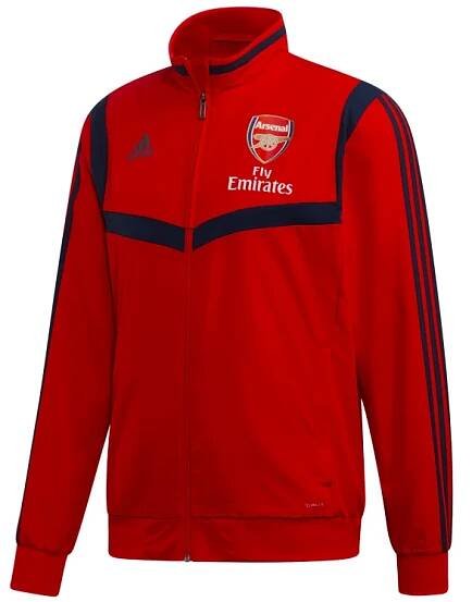 Pánská mikina na zip adidas Presentation Arsenal FC červená