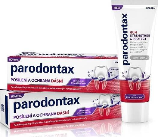 Parodontax Gum Strengthen & Protect Whitening posílení a ochrana dásní 2x 75 ml od 237 Kč