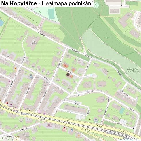 Na Kopytářce - mapy | Kurzy.cz