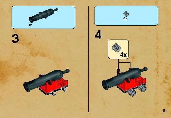 Návod na stavbu LEGO Piráti 70409 Obrana vraku - Zbozi.cz