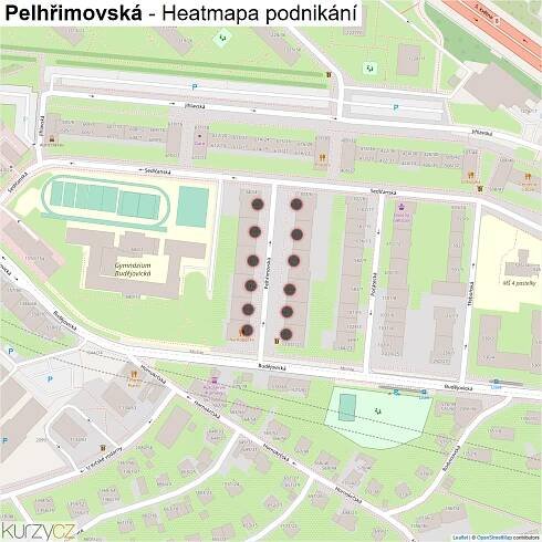 Pelhřimovská - mapy | Kurzy.cz