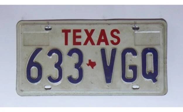 Americká SPZ Texas