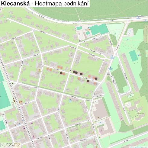 Klecanská - mapy | Kurzy.cz