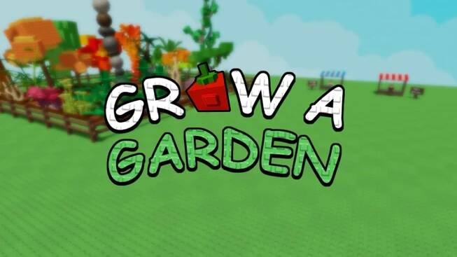 grow a garden loading screen with garden in back