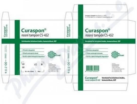 Curaspon nosní tampon CS-452 50 x 10 x 10mm 2 ks