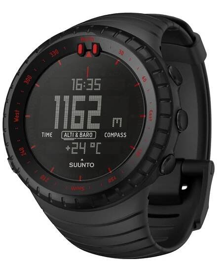 Core Black Red - All Black Strap, Suunto