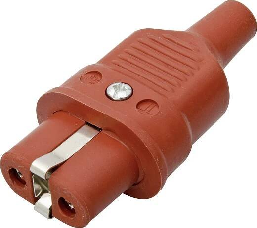 Kalthoff 344001 IEC konektor C15/C16 344 zásuvka, rovná Počet kontaktů: 2 + PE 16 A červená 1 ks