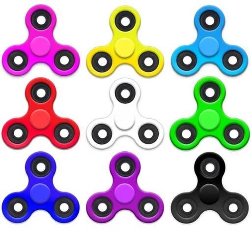 FIDGET HAND SPINNER FINGERSPIN ANTISTRESOVÁ HRAČKA - Děti