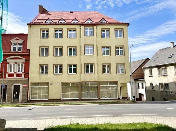Pronájem bytu 1+KK v centru města, 46m², ul. Úzká, Vejprty | REDOT