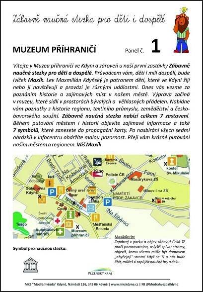 LVÍČEK MAXÍK JE ZPÁTKY a zve děti na procházku - Oficiální stránky Turistické informační centrum Kdyně